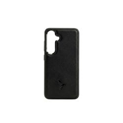 Coque Galaxy S24 FE cuir noir - PM-067-01