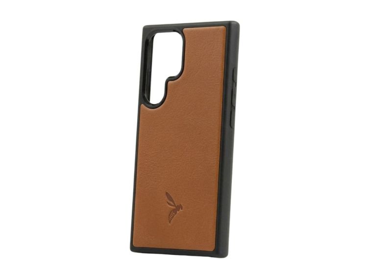 Coque Galaxy S24 Ultra cuir gold - PM-068-01