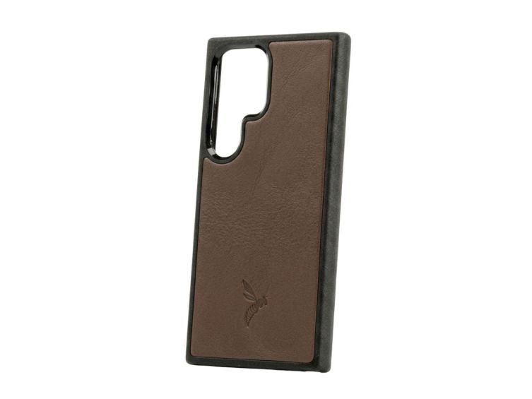 Coque Galaxy S24 Ultra cuir marron - PM-068-01