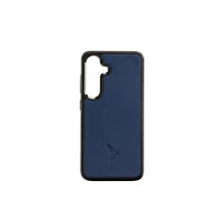 Coque Galaxy S25 cuir bleu - PM-069-01