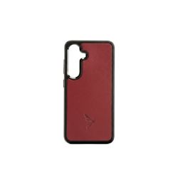 Coque Galaxy S25 cuir rouge - PM-069-01