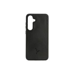 Coque Galaxy S25+ cuir noir - PM-070-01