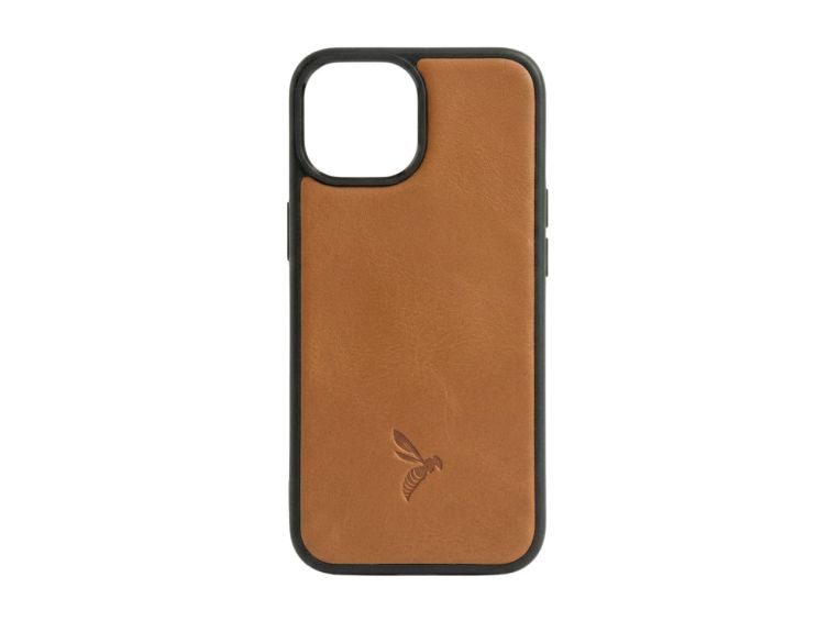 Coque iPhone 14 cuir gold - PM-072-01