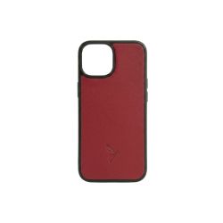 Coque iPhone 14 cuir rouge - PM-072-01