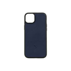 Coque iPhone 14 Plus cuir bleu - PM-073-01