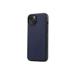 Coque iPhone 14 Plus cuir bleu - PM-073-01