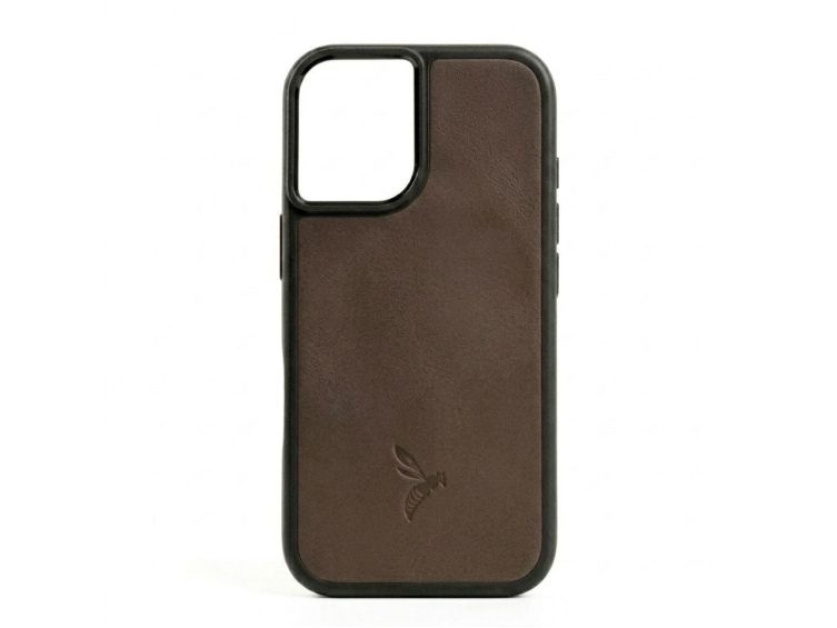Coque iPhone 16 cuir marron - PM-080-01
