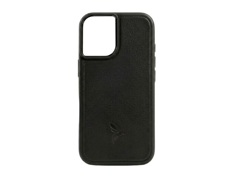 Coque iPhone 16 cuir noir - PM-080-01