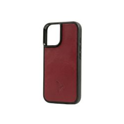 Coque iPhone 16 cuir rouge - PM-080-01