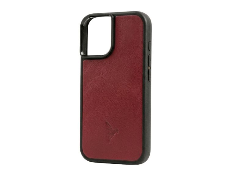 Coque iPhone 16 cuir rouge - PM-080-01