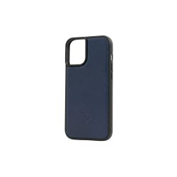 Coque iPhone 16 Plus cuir bleu - PM-081-01