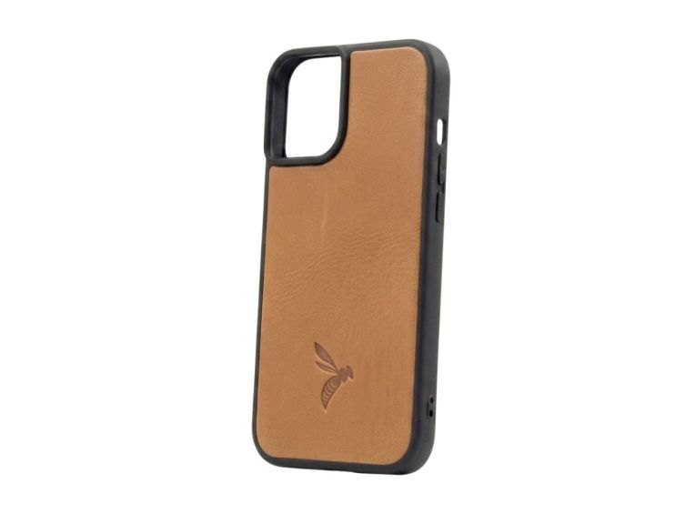 Coque iPhone 16 Plus cuir gold - PM-081-01
