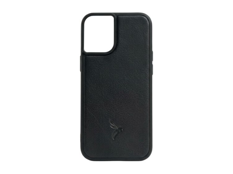 Coque iPhone 16 Plus cuir noir - PM-081-01
