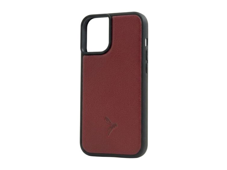 Coque iPhone 16 Plus cuir rouge - PM-081-01