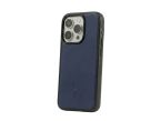 Coque iPhone 16 Pro cuir bleu - PM-082-01