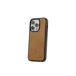 Coque iPhone 16 Pro cuir gold - PM-082-01