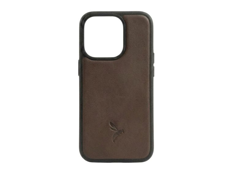 Coque iPhone 16 Pro cuir marron - PM-082-01