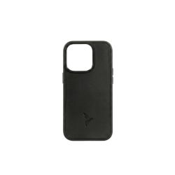 Coque iPhone 16 Pro cuir noir - PM-082-01