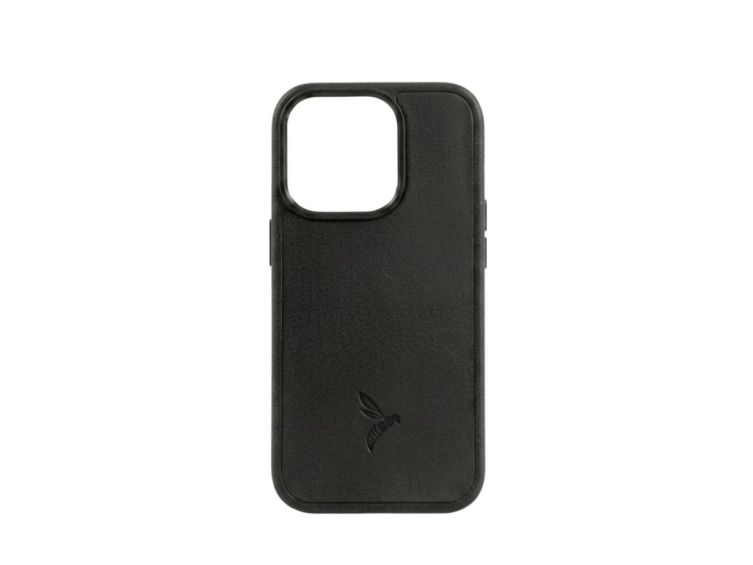 Coque iPhone 16 Pro cuir noir - PM-082-01