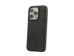 Coque iPhone 16 Pro cuir noir - PM-082-01