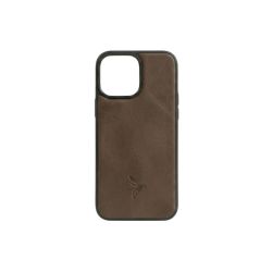 Coque iPhone 16 Pro Max cuir marron - PM-083-01