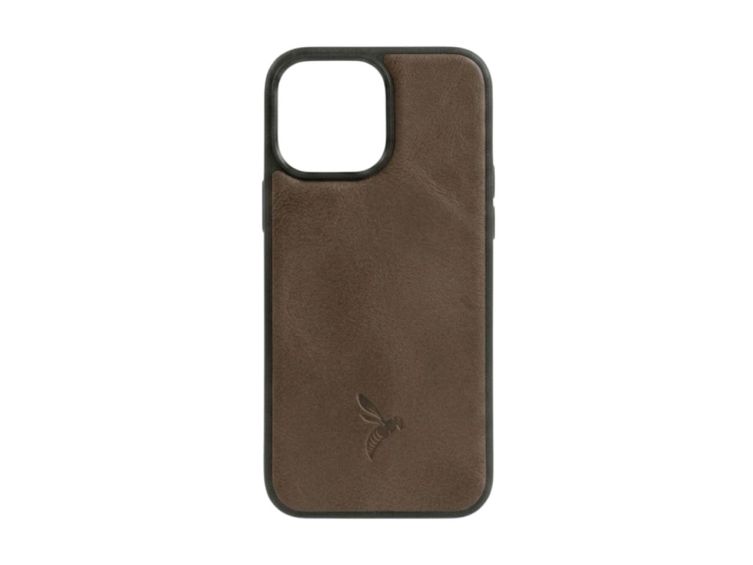 Coque iPhone 16 Pro Max cuir marron - PM-083-01