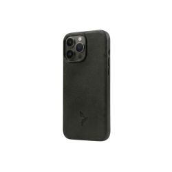 Coque iPhone 16 Pro Max cuir noir - PM-083-01