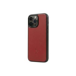 Coque iPhone 16 Pro Max cuir rouge - PM-083-01