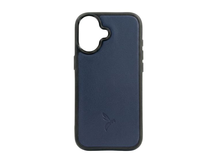 Coque iPhone 17 cuir bleu - PM-084-01
