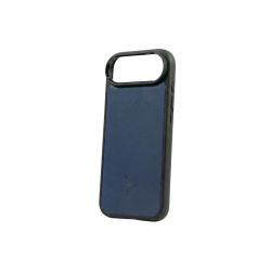 Coque iPhone 17 Plus cuir bleu - PM-085-01