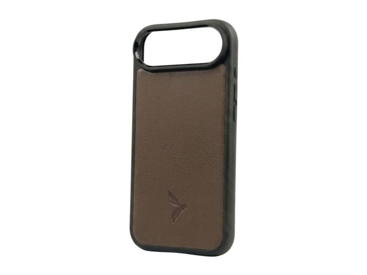 Coque iPhone 17 Plus cuir marron - PM-085-01