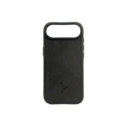 Coque iPhone 17 Plus cuir noir- PM-085-01