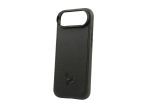 Coque iPhone 17 Plus cuir noir- PM-085-01