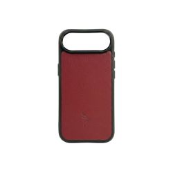Coque iPhone 17 Plus cuir rouge - PM-085-01