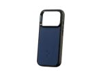 Coque iPhone 17 Pro cuir bleu - PM-086-01