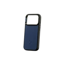 Coque iPhone 17 Pro cuir bleu - PM-086-01