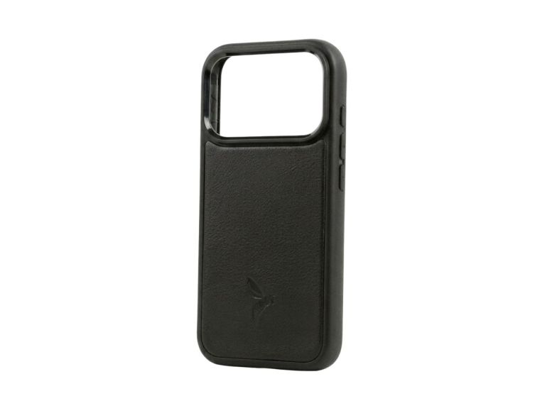 Coque iPhone 17 Pro cuir noir - PM-086-01