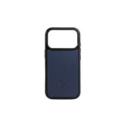 Coque iPhone 17 Pro Max cuir bleu - PM-087-01