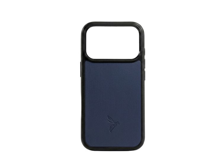 Coque iPhone 17 Pro Max cuir bleu - PM-087-01