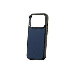 Coque iPhone 17 Pro Max cuir bleu - PM-087-01