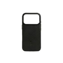 Coque iPhone 17 Pro Max cuir noir - PM-087-01