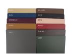 Tapis souris en cuir noir