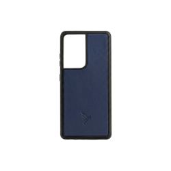 Coque Galaxy S21 Ultra cuir bleu - PM-088-01