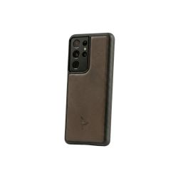 Coque Galaxy S21 Ultra cuir marron - PM-088-01