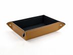 Vide poche rectangle en cuir gold - VP503