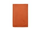 Porte-cartes minimaliste "Luxe" tout cuir orange 2 Cartes - PM-017-01