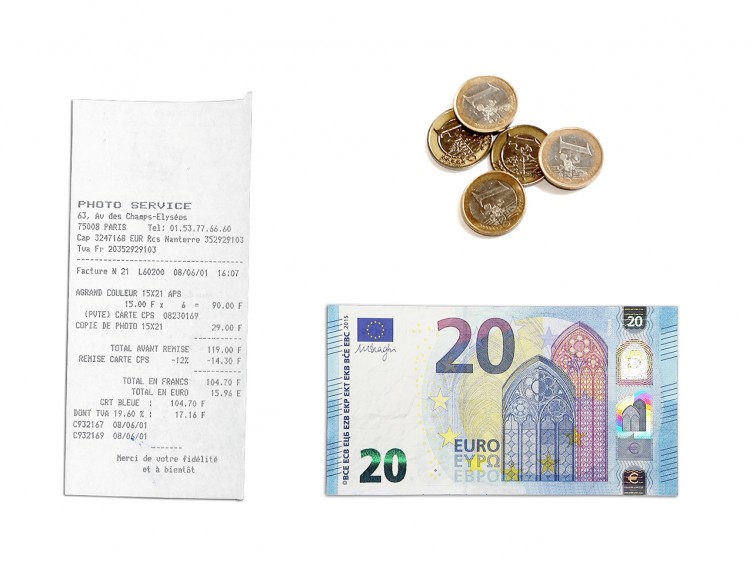 Porte-monnaie fermeture zippée cuir noir 204