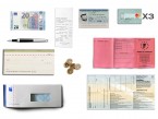 Porte-chéquier Professionnel en Cuir Marron 289