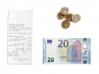 Porte-Monnaie en Cuir Noir "Clap" 431