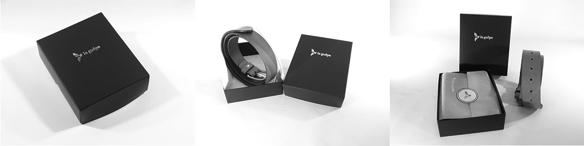 Emballage cadeau pour ceinture cuir haut de gamme